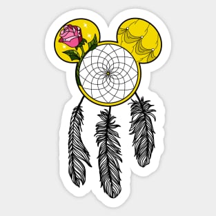 Enchanted Rose Dream Catcher Sticker